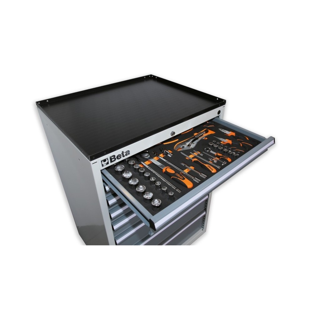 Шкаф инструментальный с выдвижными ящиками (7 шт.) промышленного назначения - Beta C35/7G