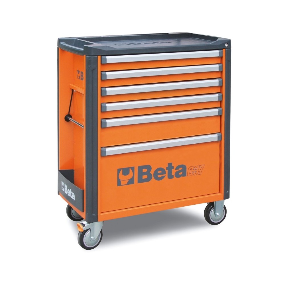 Mobile roller cab with 6 drawers - Beta C37/6