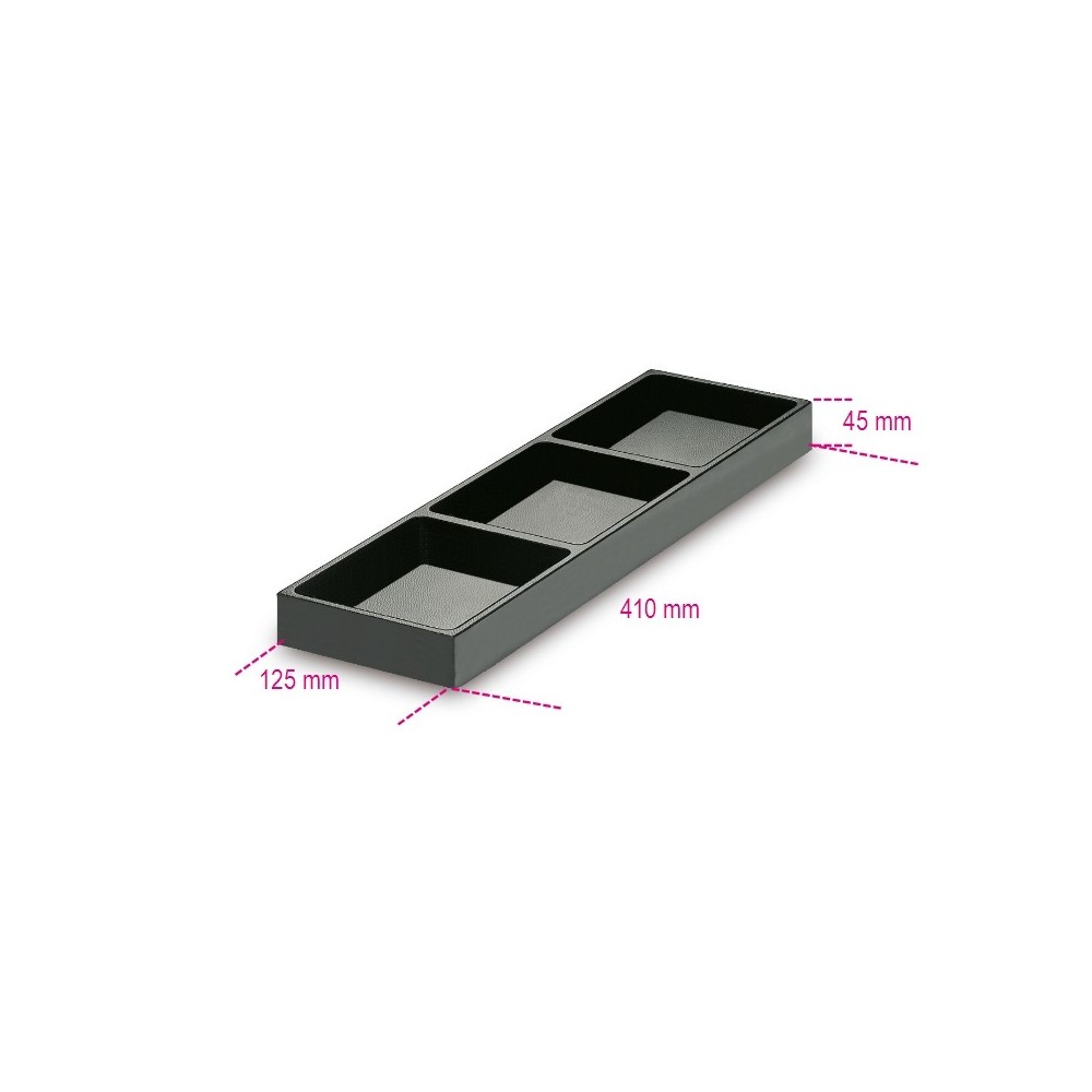 Termoformati portaminuterie in materiale  plastico per cassettiera C38 +C04TSS-7  - Beta VP-3SC