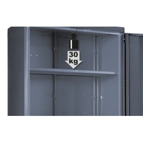 Armário para ferramentas em chapa metálica com uma porta, a combinar com mobiliário de oficina RSC55 - Beta C55A1