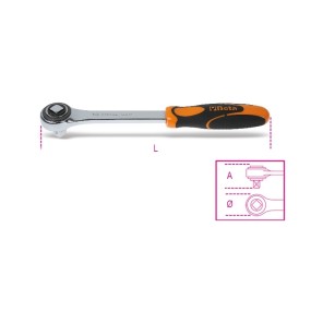 1/2" push-through drive ratchet, 72 teeth - Beta 920/50