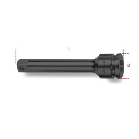 Snodo con attacchi quadri maschio e femmina 3/8" fosfatato - Beta 710/21