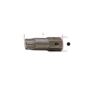 Inserti maschio per viti con impronta Torx  attacco 16 mm fosfatati - Beta 727/ES16TX