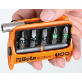 10 inserti con portainserti magnetico in astuccio tascabile - Beta 860TX/A10