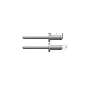 Nity aluminiowe 1741 RV3,8K