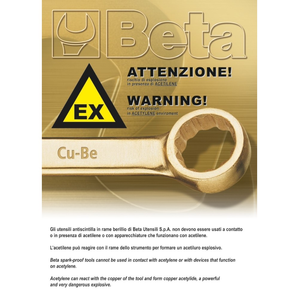 Burin plat antidéflagrant - Beta 34BA