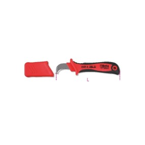 Cable stripping knife, insulated - Beta 1777MQ/C