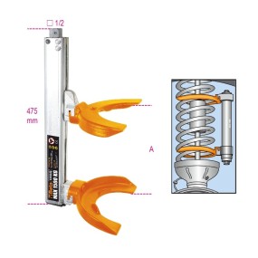 Pressore per molle ammortizzatori MacPherson ed equivalenti   - Beta 1555/Q