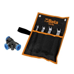 Tool set for releasing Rilsan hose fittings - Beta 1457/B4