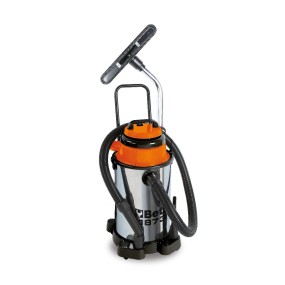 Solid and vacuum cleaner, 30 l, stainless steel drum - Beta 1873