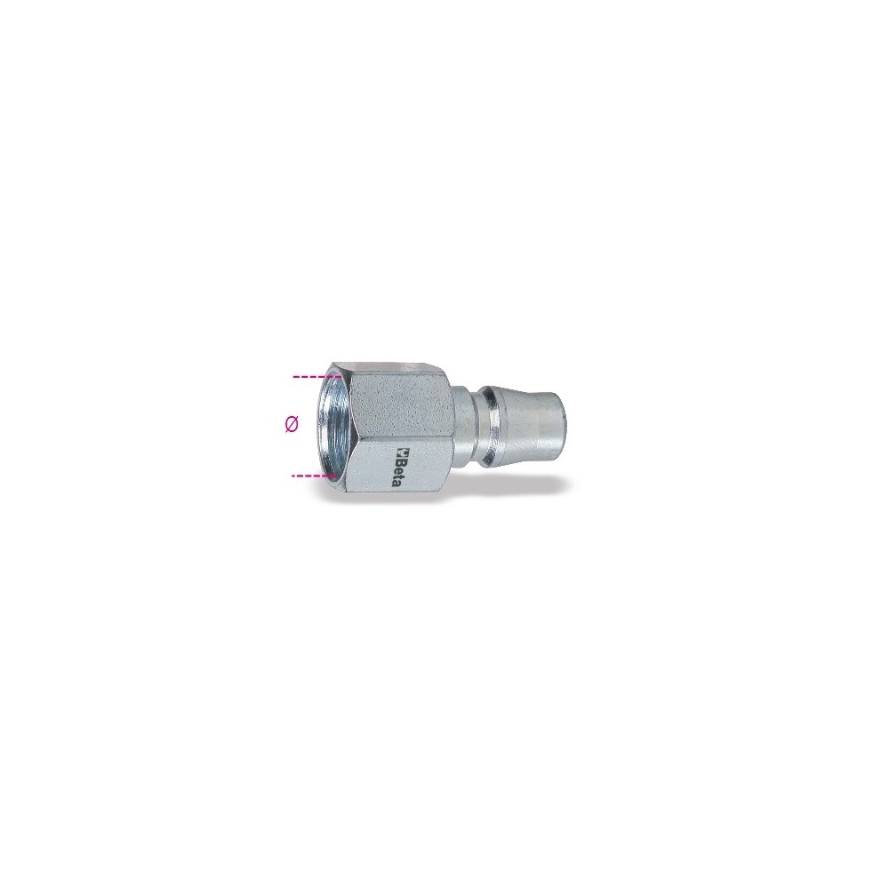 Quick couplings, Asian profile, female threaded, cylindrical (BSP) - Beta 1916JF