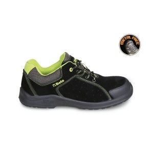Sapato de camurça, perfurado, biqueira com reforço anti-abrasão - Beta 7224PEK