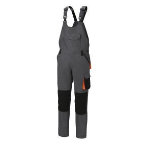 Spodnie robocze na szelkach,  z bawełny z domieszką streczu, 220 g/m2 krój Slim FIT - Beta 7933G