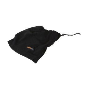 шарф из микрофлиса, с застёжкой, чёрный, может использоваться как шапка - Beta 7985