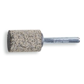 Mole abrasive con gambo Granuli abrasivi di corindone grigio/bianco con legante resinoide Forma cilind... - BetaABRASIVES 11150