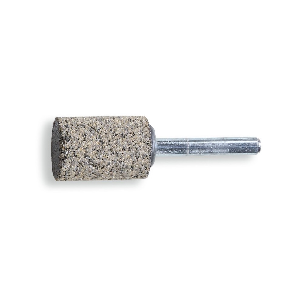 Mole abrasive con gambo Granuli abrasivi di corindone grigio/bianco con legante resinoide Forma cilind... - BetaABRASIVES 11150