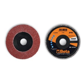 Dischi lamellari con tela abrasiva al  Supporto in plastica e lamella singola - BetaABRASIVES 11230C