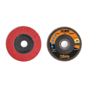 Dischi lamellari con tela abrasiva ceramicata Supporto in fibra di vetro e lamella singola - BetaABRASIVES 11248A