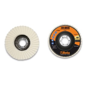 Dischi lamellari con lamelle in feltro Supporto in fibra di vetro e lamella singola - BetaABRASIVES 11259