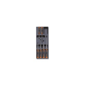 Hard thermoformed tray with Beta Easy screwdrivers for Phillips® head screws - Beta T213