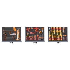 Набор из 95 инструментов в ложементах из пеноматериала ЭВА для обслуживания электротехнического оборудования - Beta 5935ET/1MB