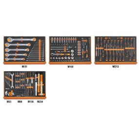 ​Assortment of 215 tools for universal use in EVA foam trays - Beta 5988U/7M