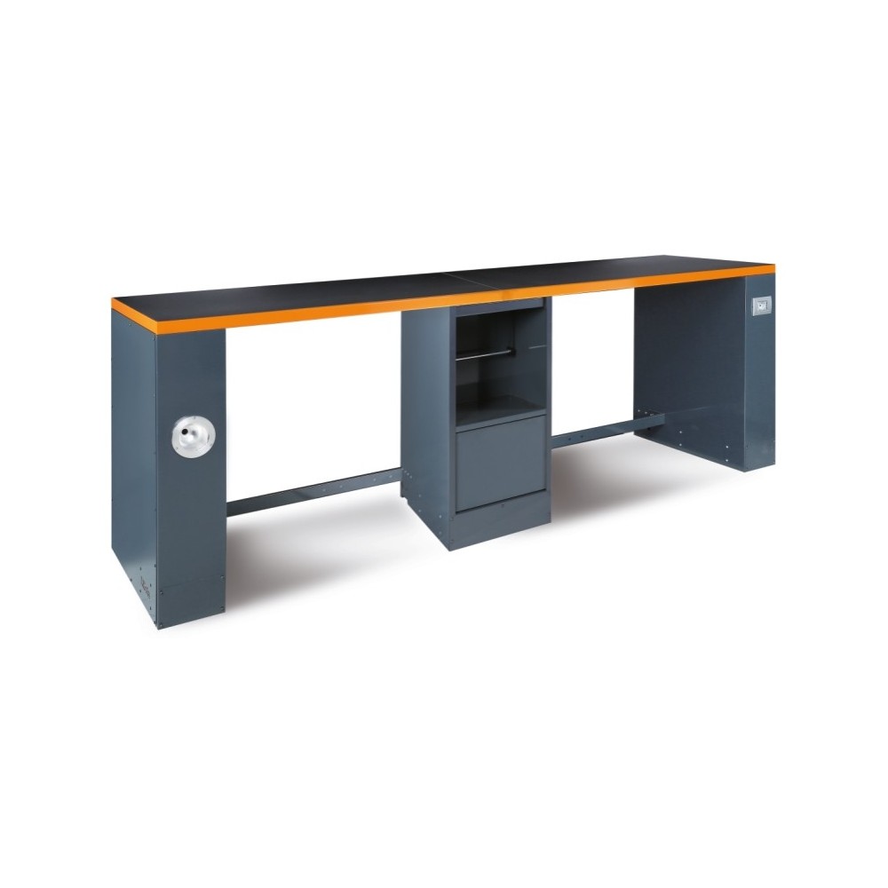 Двойная ножка для рабочего стола под набор мебели для мастерских RSC55 - Beta C55B/GDP