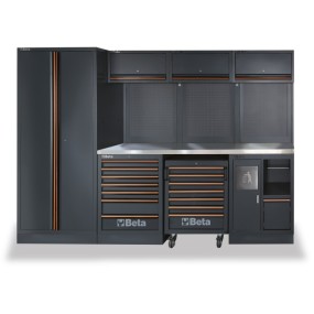 Combinazione arredo officina C45PRO - Beta C45PRO X