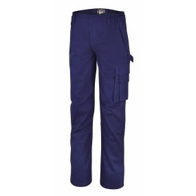 Beschermende werkbroeken T/C twill katoen, 250 g/m2, blauw, voor bescherming