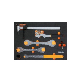 EVA foam tray with bicycle repair tools - Beta MM401