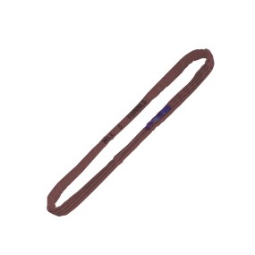 стропы круглопрядные кольцевые, коричневые 6т из высокопрочного ролиэстера (PES