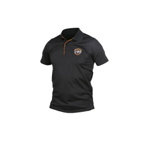 Рубашка поло "Beta Garage", из дышащего полиэстера, 175 г/м2, черный цвет - Beta