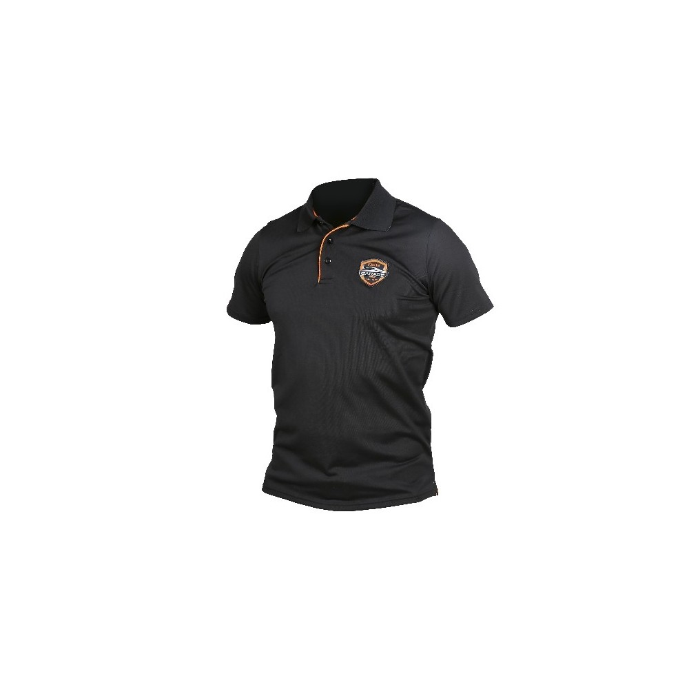 Рубашка поло "Beta Garage", из дышащего полиэстера, 175 г/м2, черный цвет - Beta