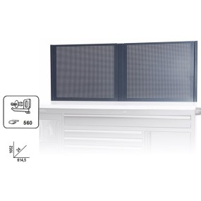 Pair of perforated tool panels for mobile roller cab C45PRO MWS - Beta C45PRO