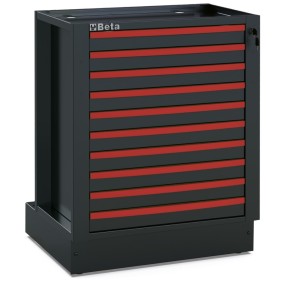 Set van 10 gekleurde lade fronten voor werkplaatsinrichting RSC50 - Beta 5000