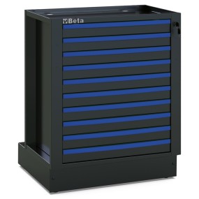 Zestaw 10 kolorowych frontów szuflad do mebli warsztatowych systemu RSC50 - Beta