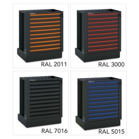 Κιτ 10 χρωματιστών μετώπων συρταριών για σύνθετο εξοπλισμού συνεργείου RSC50