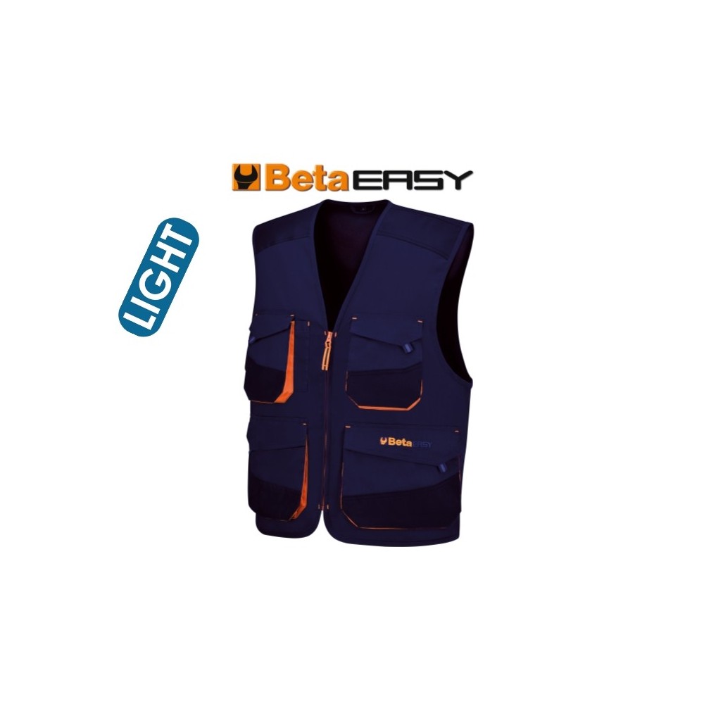 Gilet da lavoro Beta Easy leggero, blu - Beta 7867B