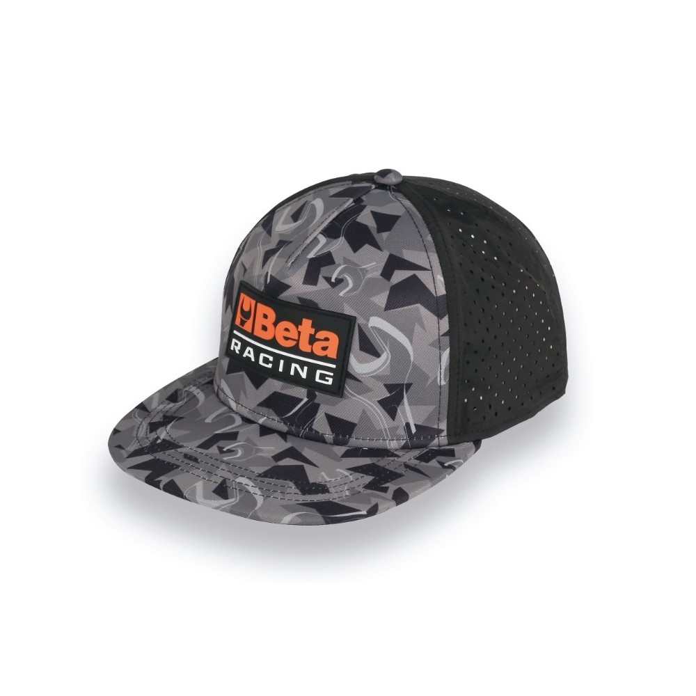Camouflage racing cap with flat visor. - Beta 9525CM