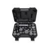Series of 22 pneumatic tool for pushing back and rotating right and left disc brake pistons in plastic case 1471M/C22