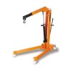 Folding hydraulic crane with dual effect pump 3025